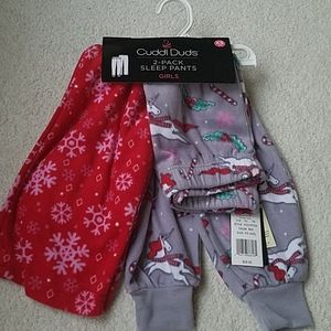 Cuddl Duds 2 pack sleep pants